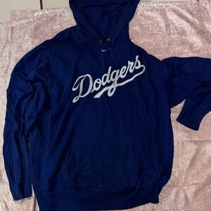 Nike Dodgers Men's Royal Blue Hoodie